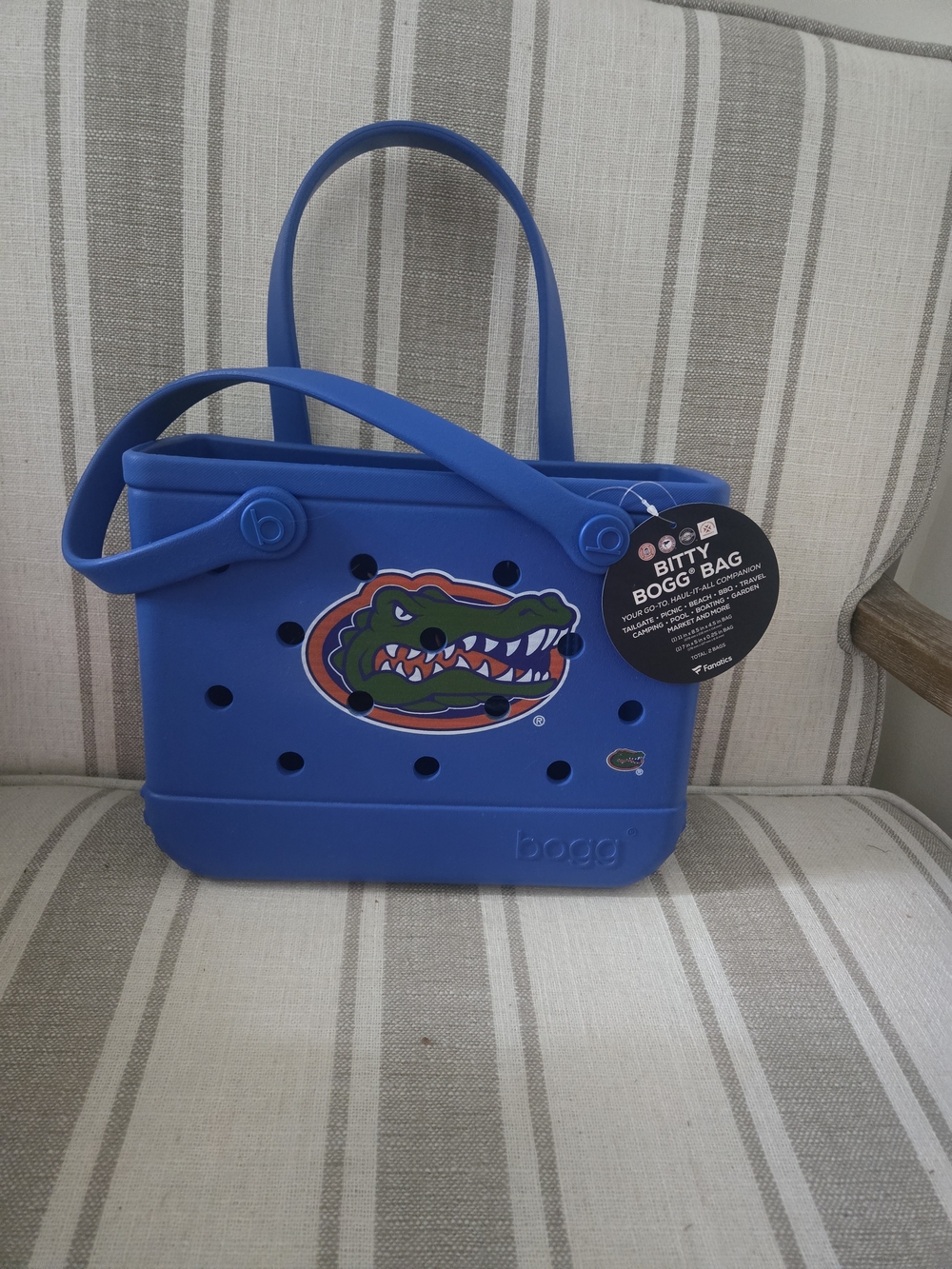 BOGG BAG Blue Tote with Florida Gators Logo